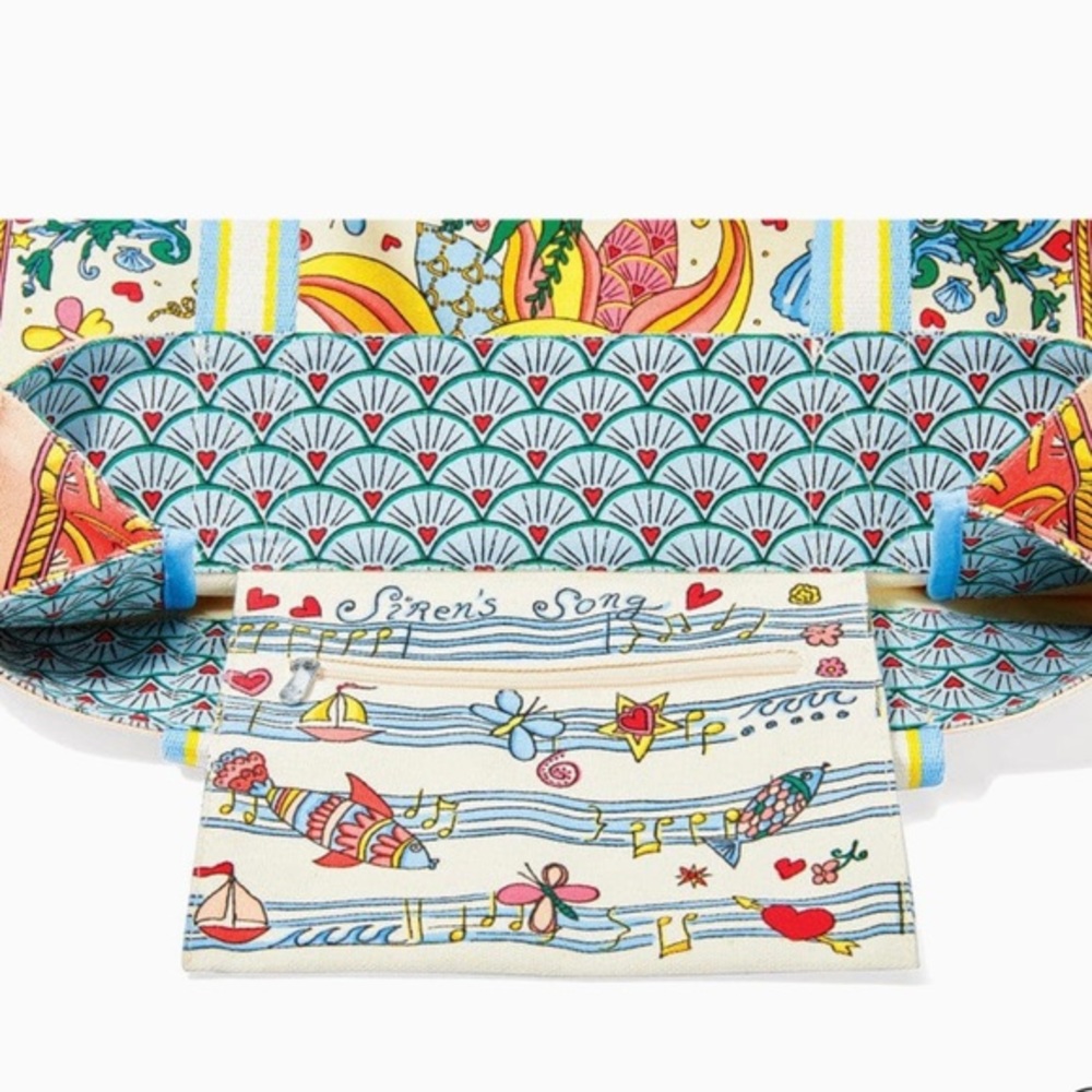 BRIGHTON Mermaid Fashionista Siren’s Song Tote NWT - Picture 4 of 11